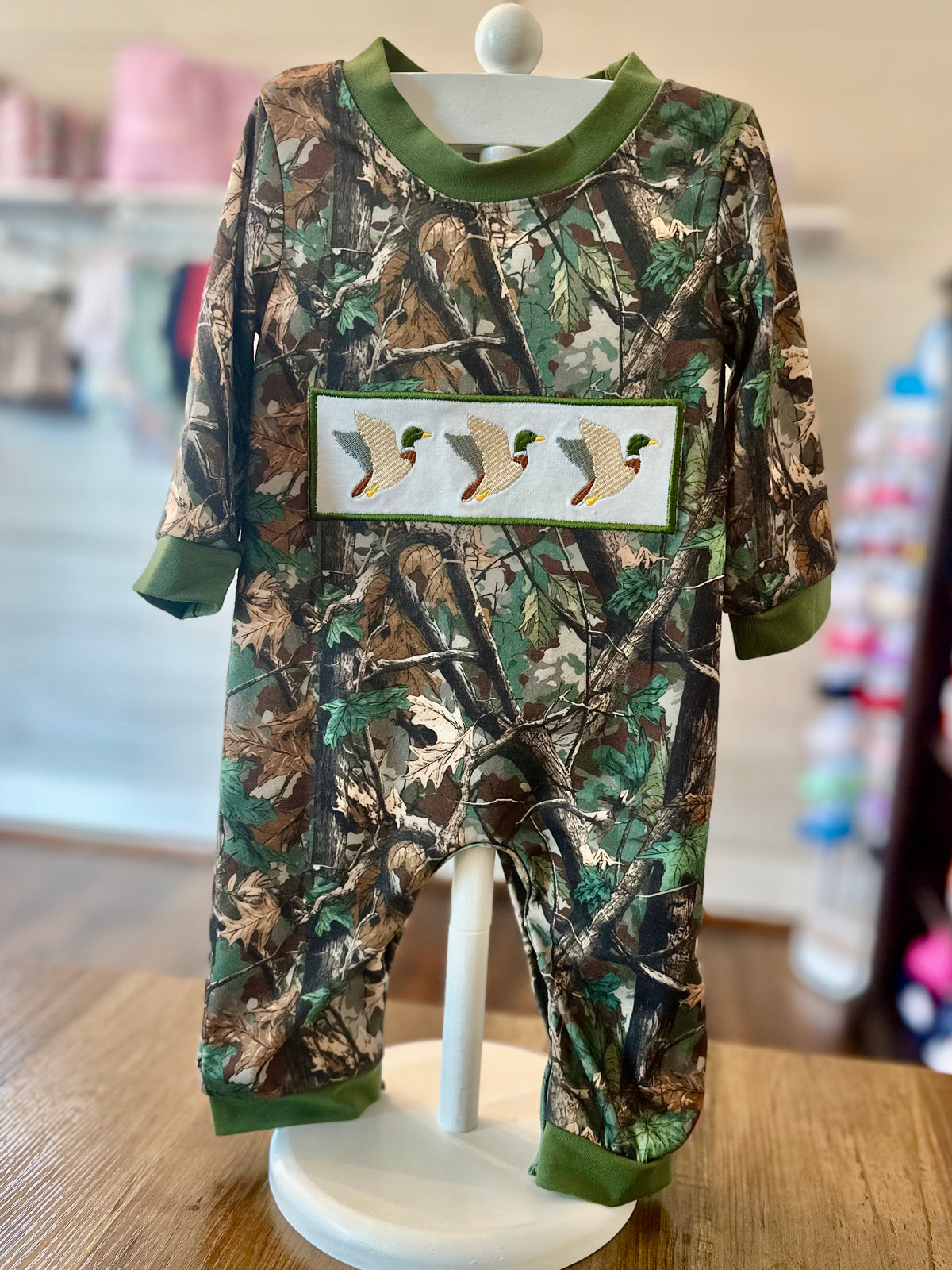 Duck Blind Camo Romper