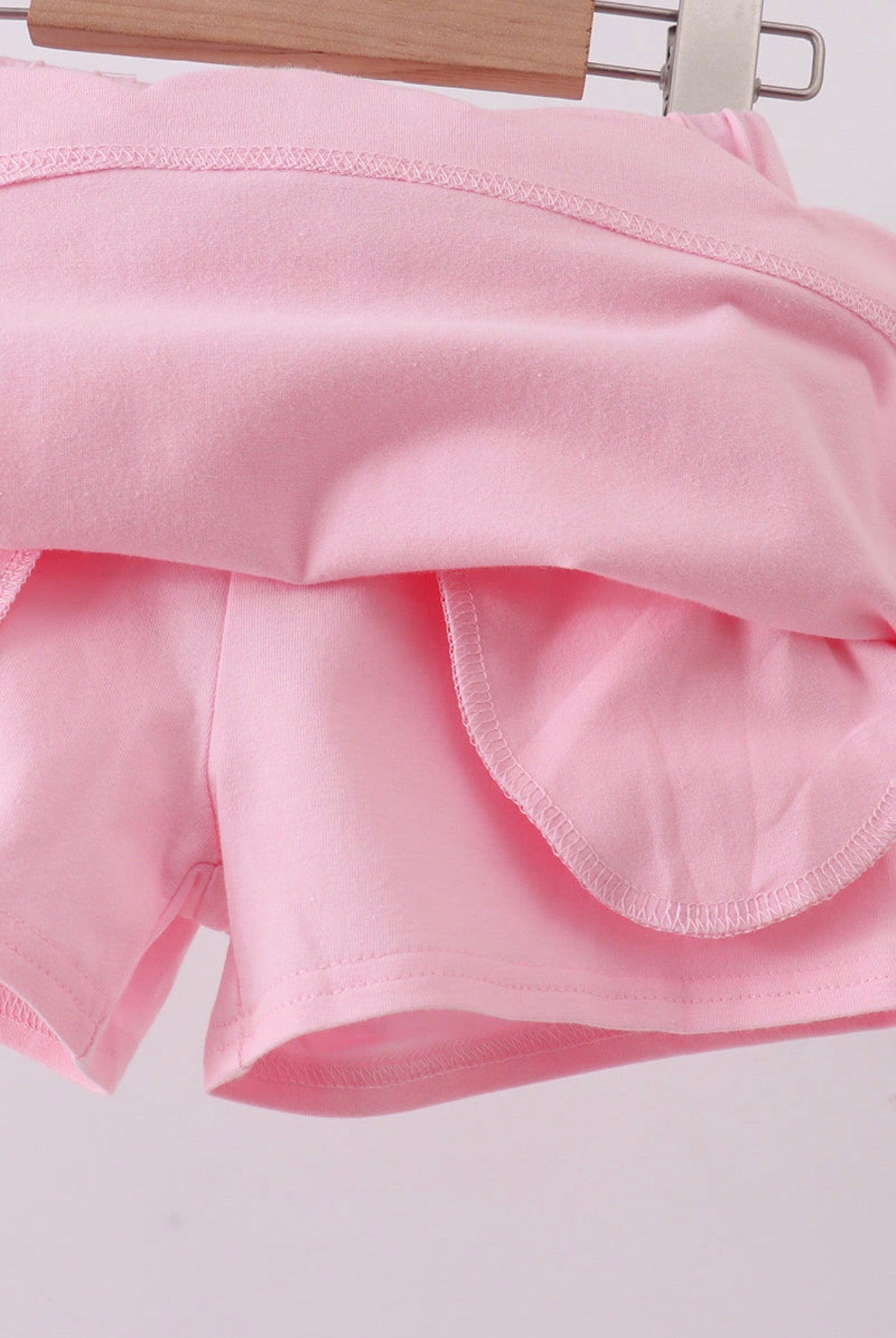 Amelia Scalloped Skort - Pink