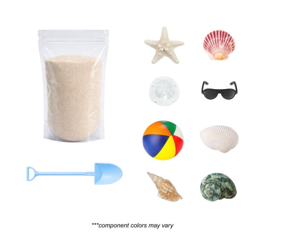 Day at the Beach Sensory Play Pail