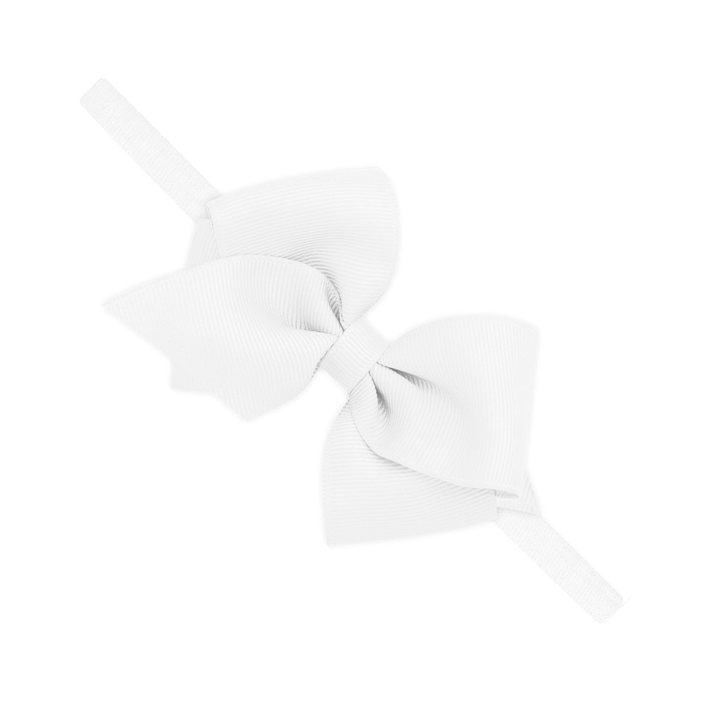 Extra Small Grosgrain Bow on Nylon Headband
