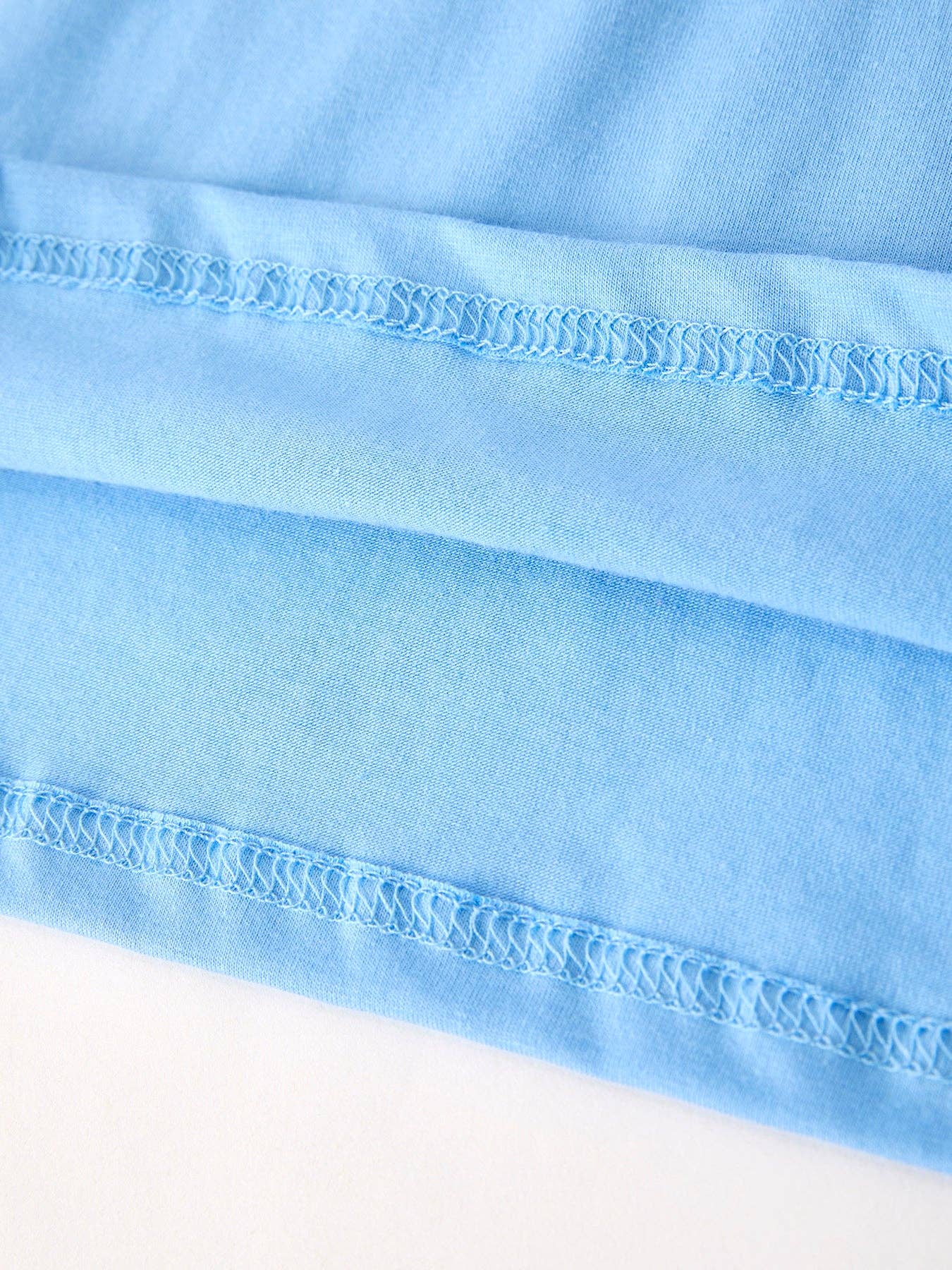 Gingham Pumpkin Smocked Pants Set - Blue