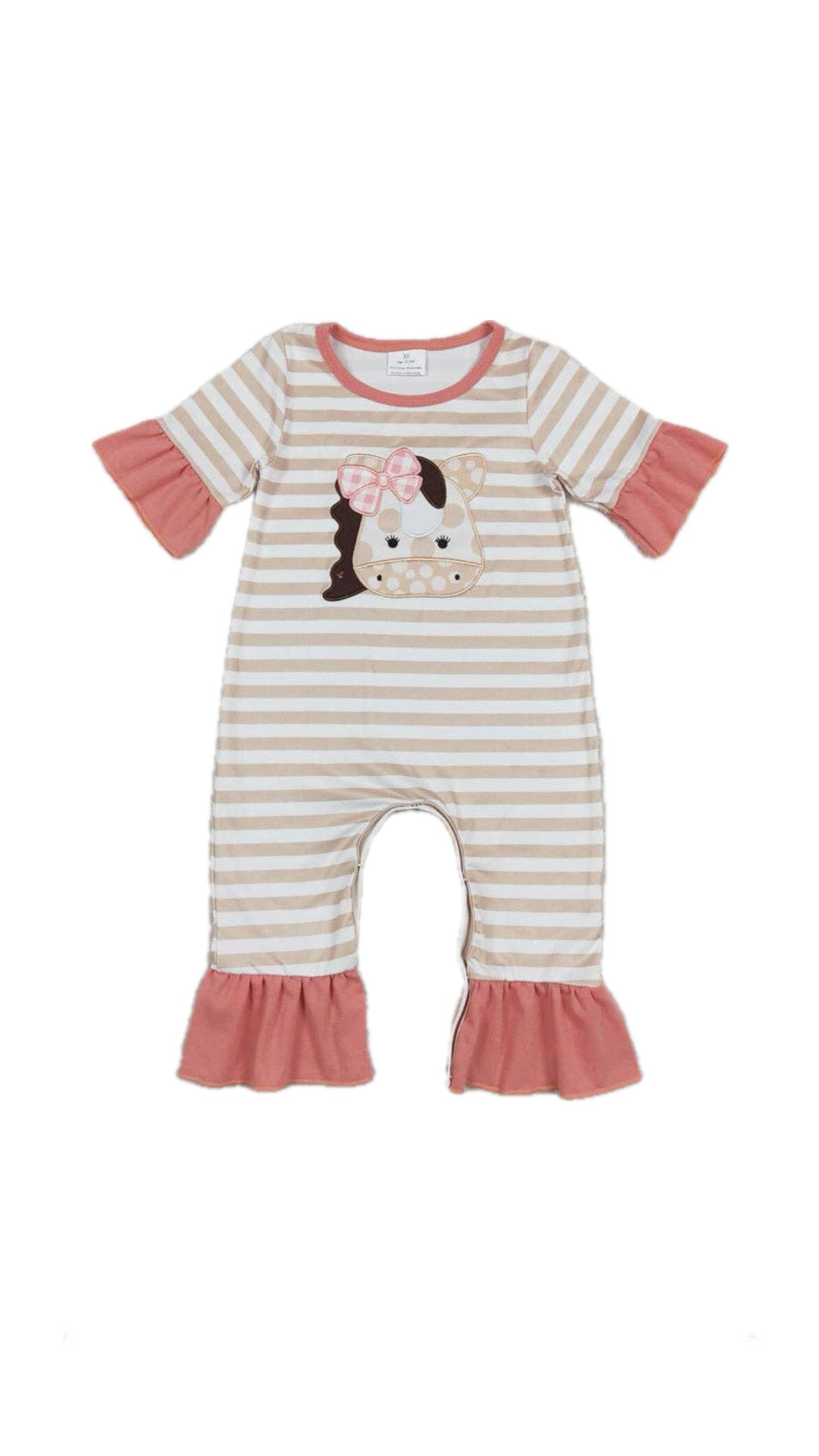 Pony Ruffle Romper