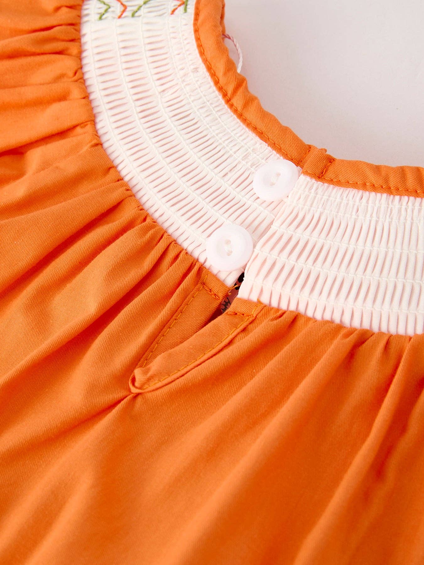 Pumpkin Smocked Bubble