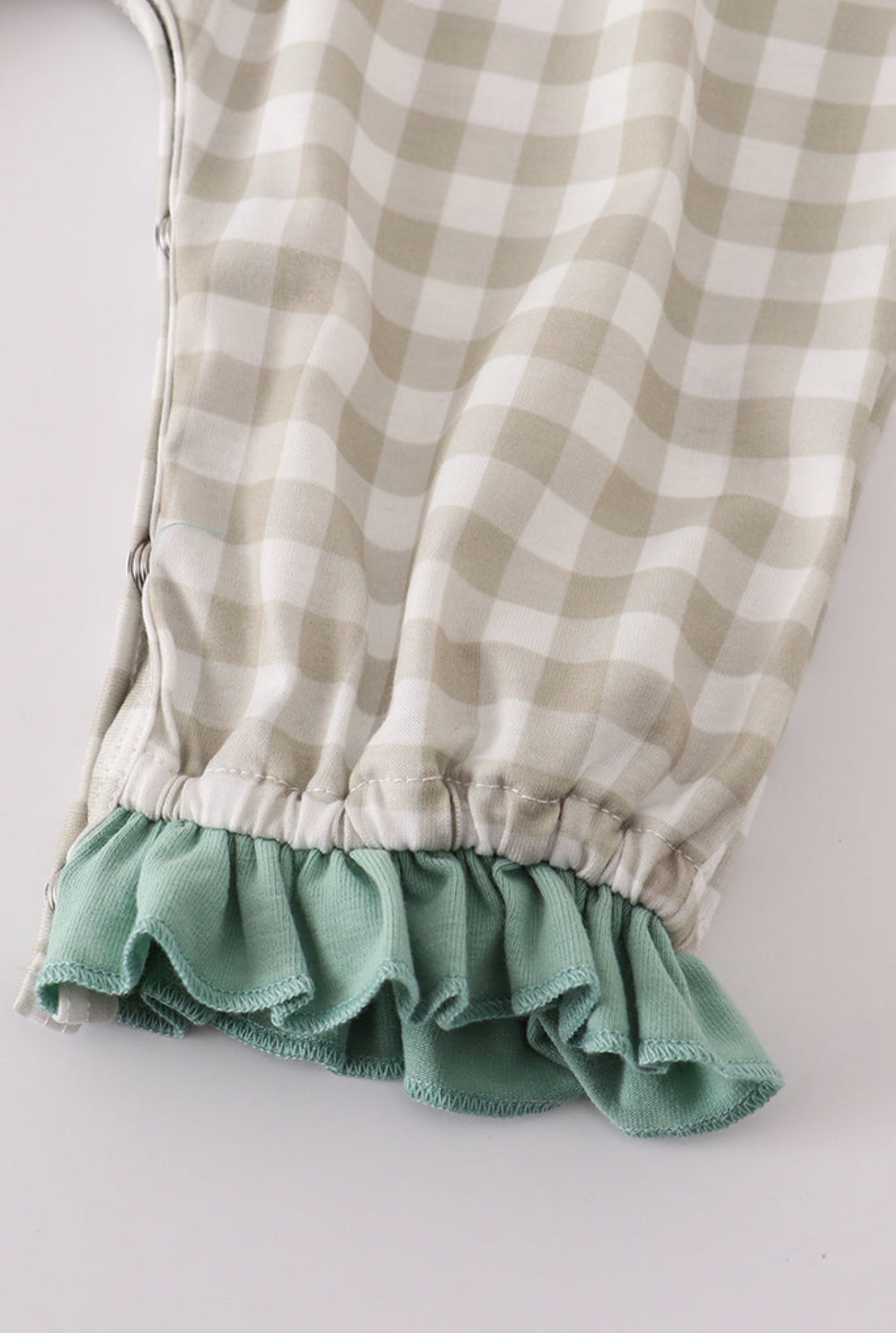 Duck Smocked Ruffled Romper