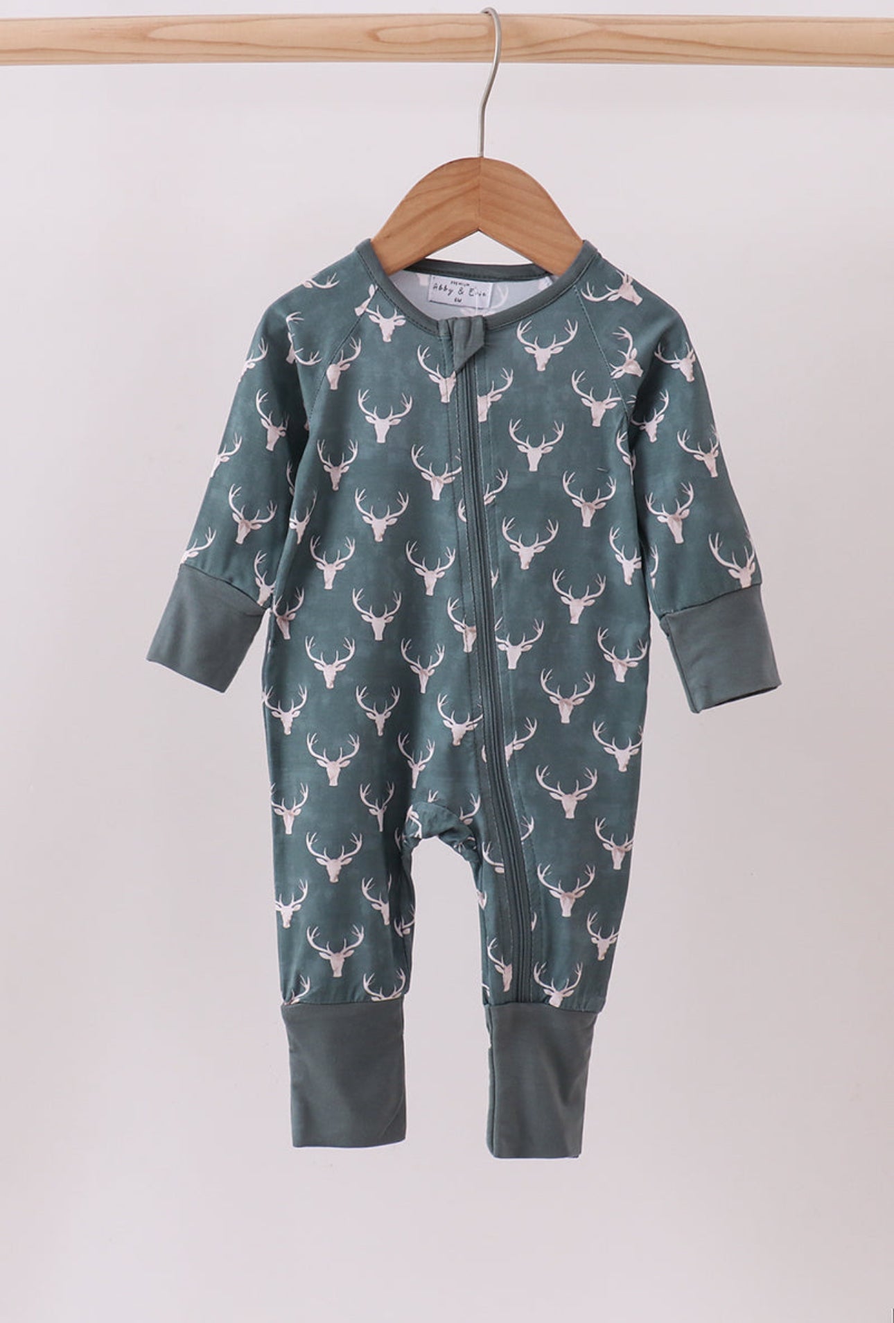 Woodland Buck Zipper Pajama