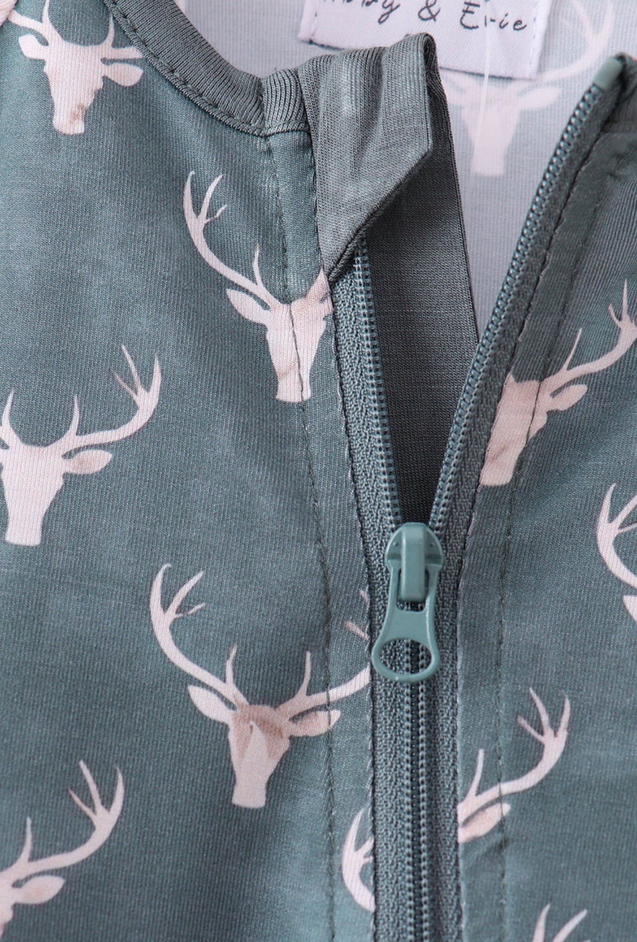 Woodland Buck Zipper Pajama