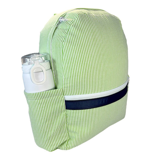 Grasshopper Seersucker Medium Backpack