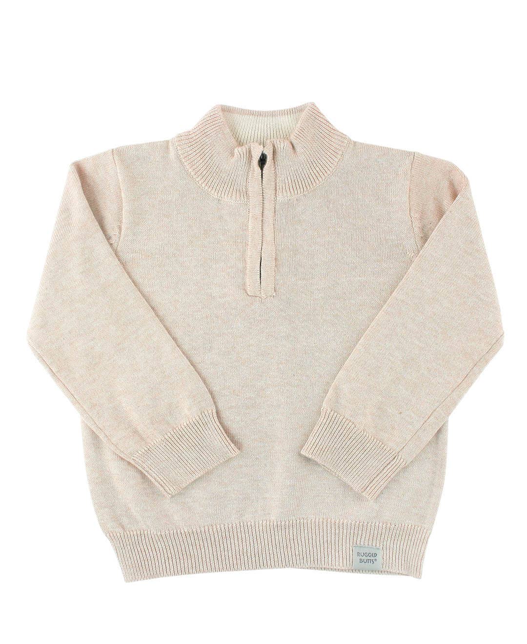 Heritage Quarter-Zip Sweater - Oatmeal