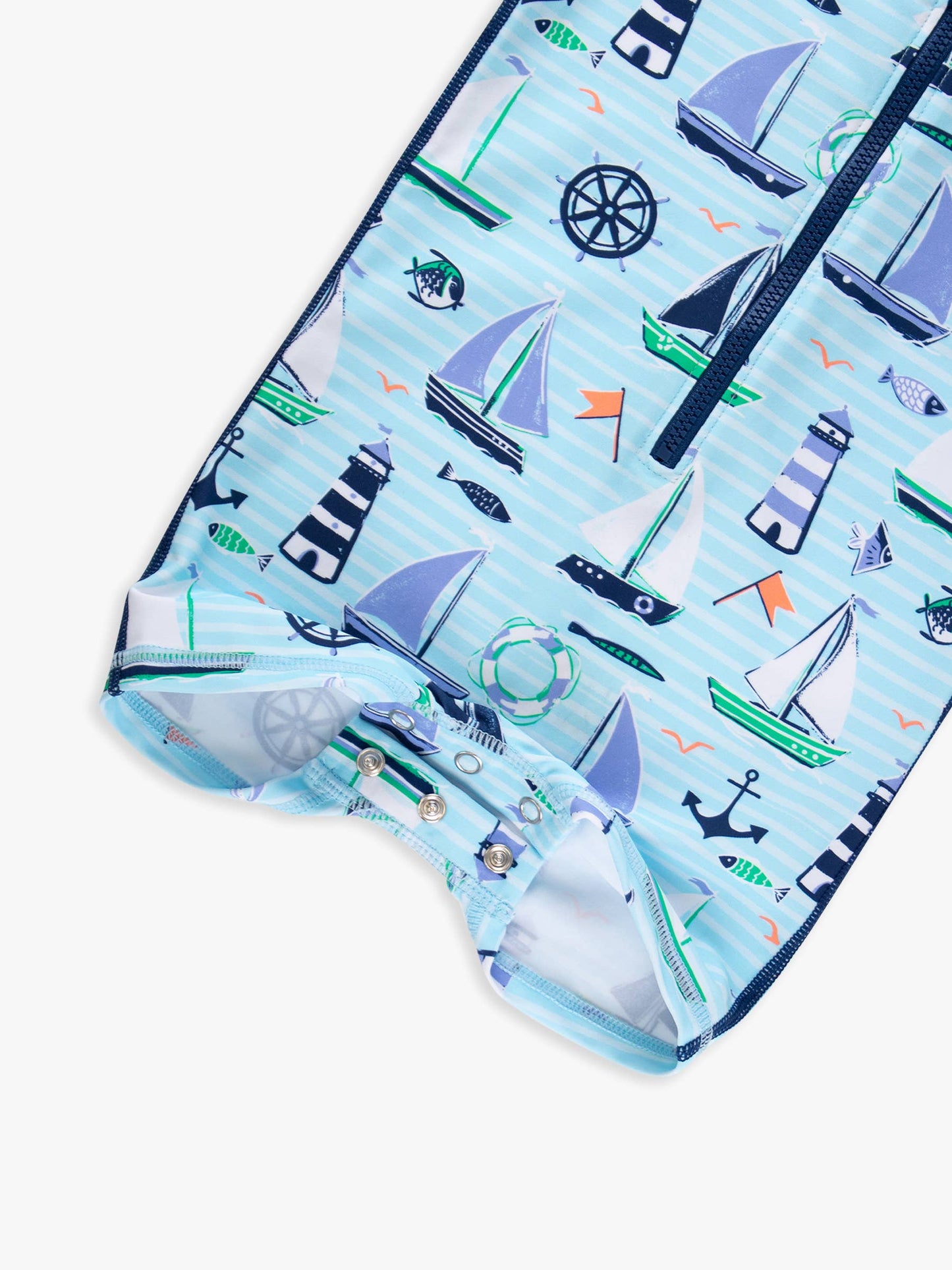 Sweet Sails Rash Guard Swim Romper
