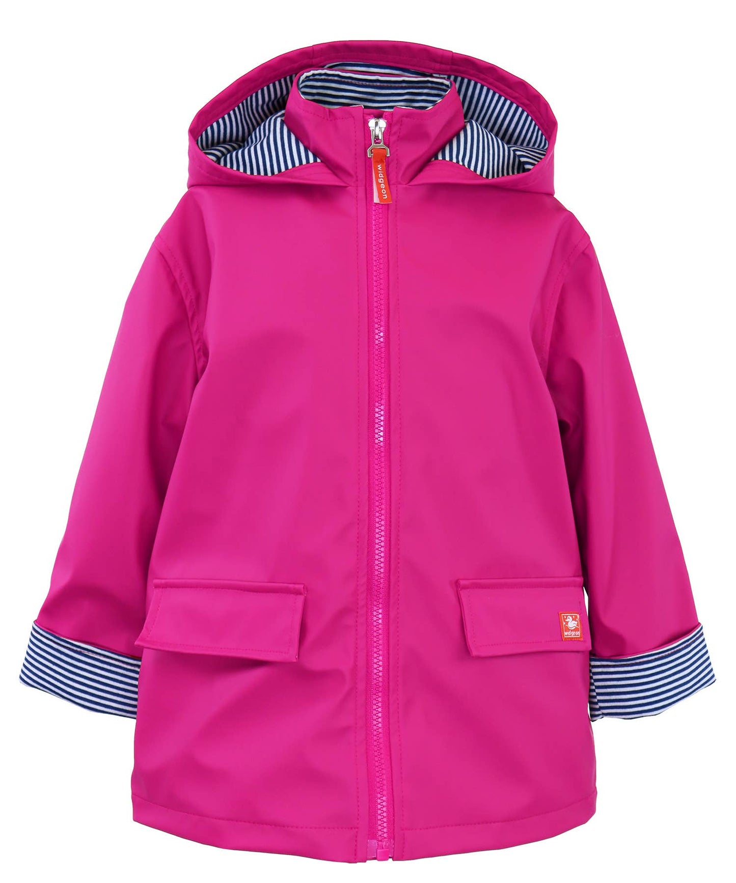 Widgeon Zip Front Raincoat : Deep Pink