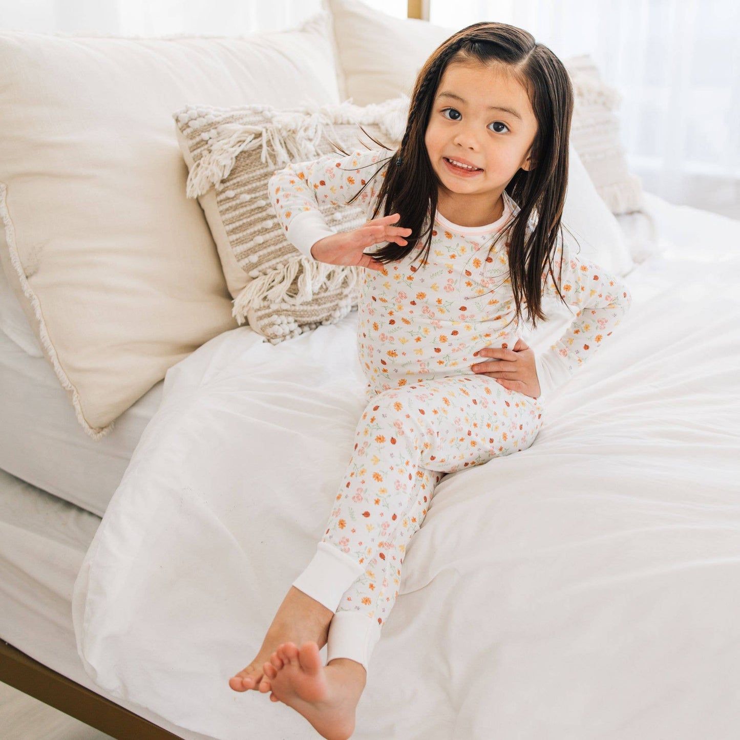 Bugs and Blossoms Long Pajamas