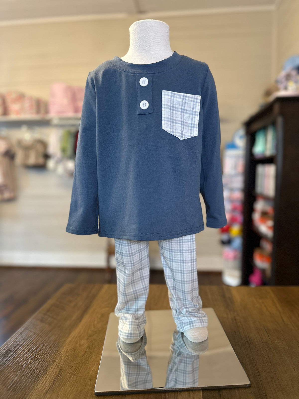Winston Plaid Pants Set