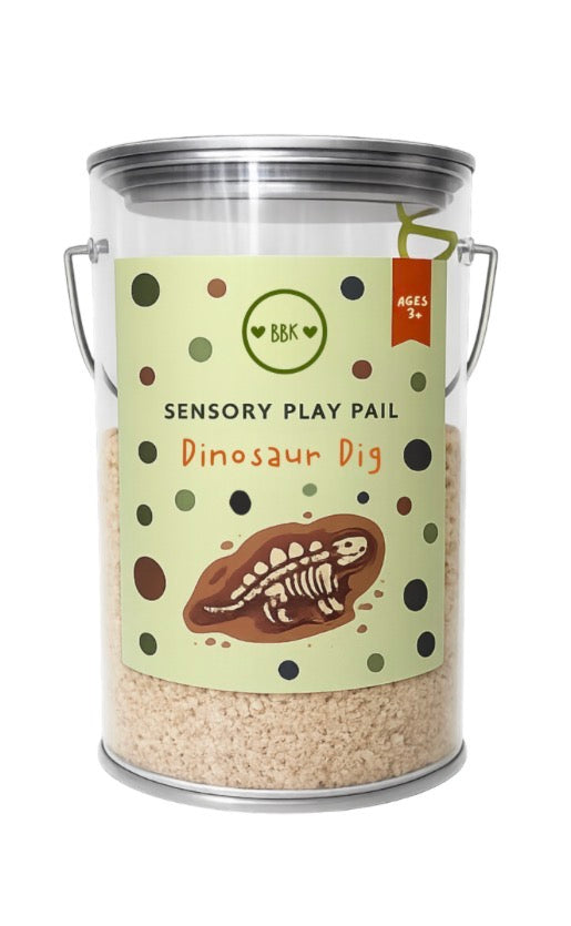 Dinosaur Dig Sensory Play Pail