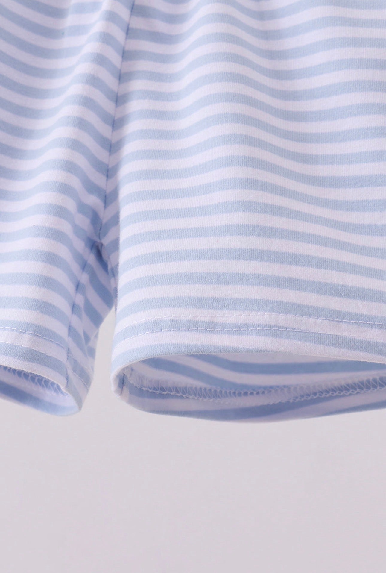 Basic Stripe Shorts - Light Blue