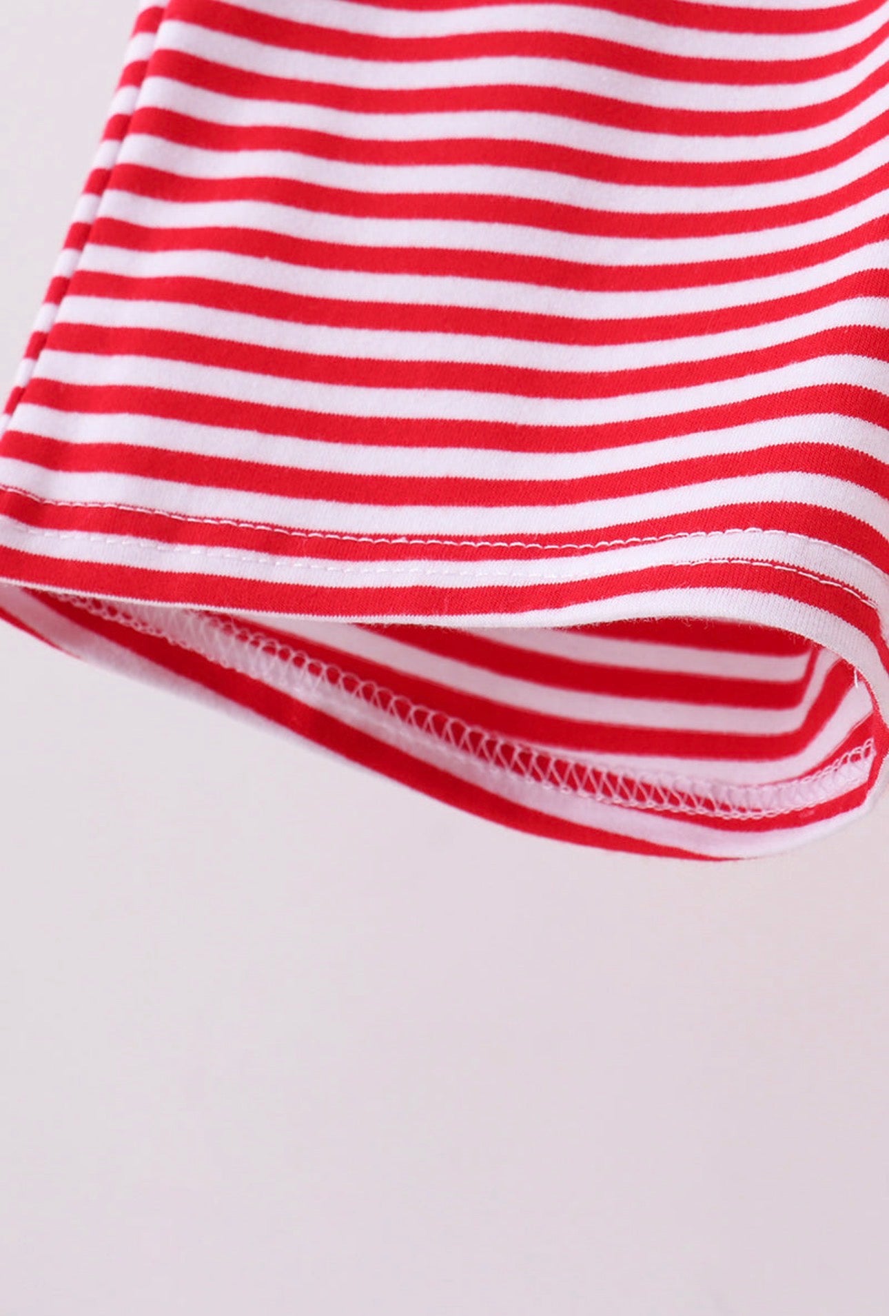 Basic Stripe Shorts – Red