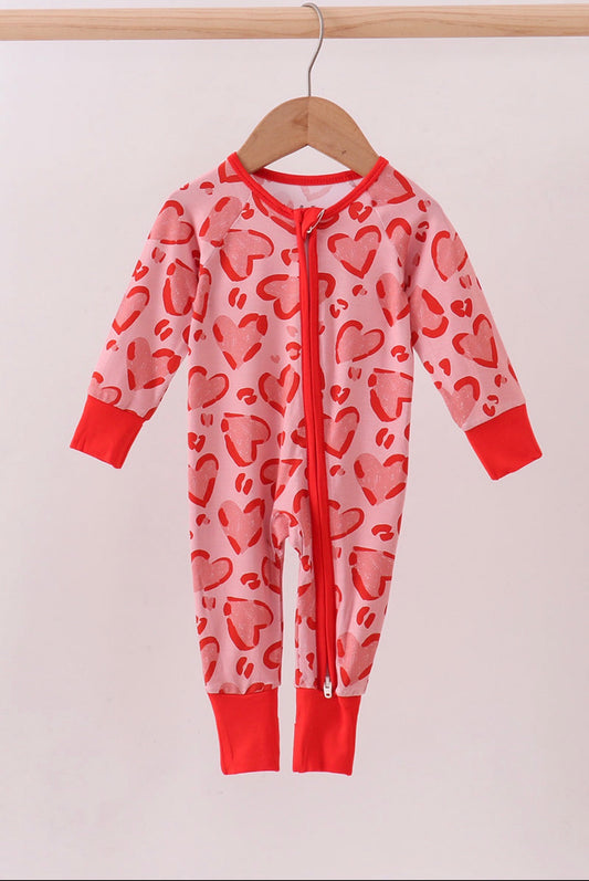 All Heart Zipper Pajama