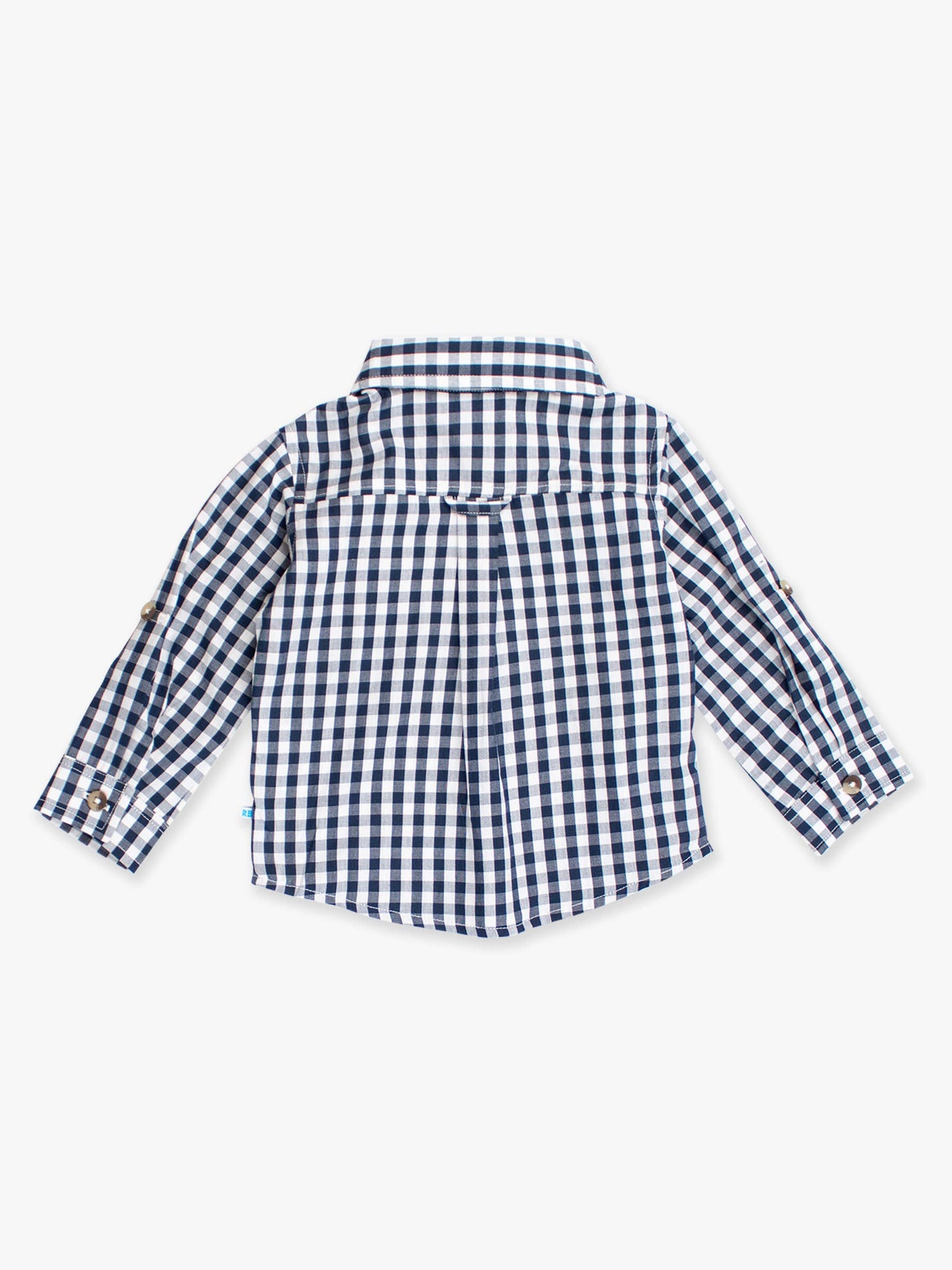Heritage Navy Gingham Button Down