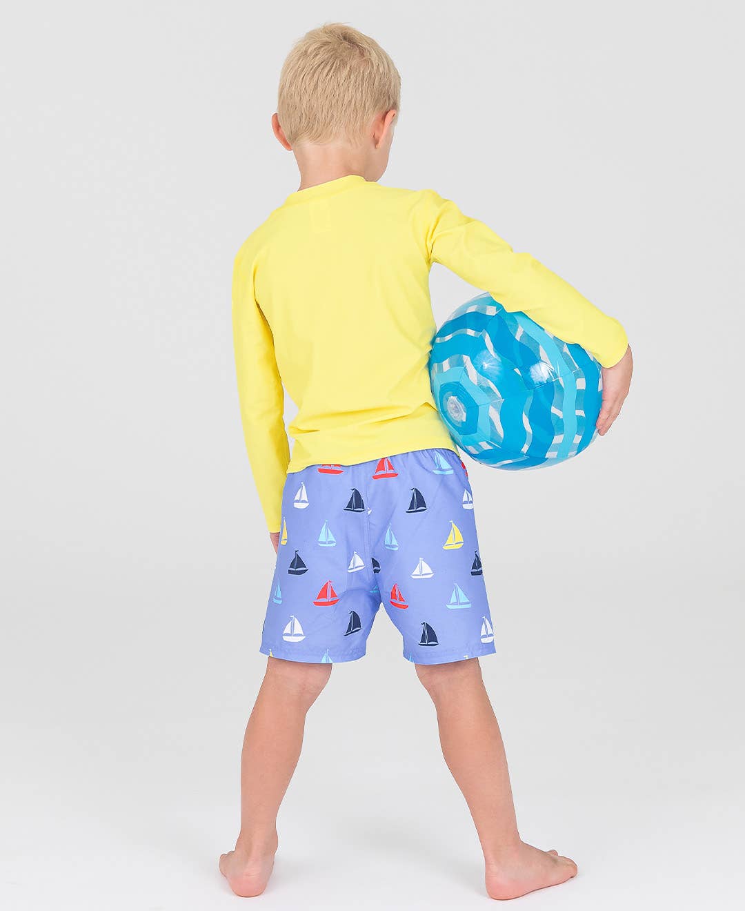 Down By The Bay Sailboat Swim Trunks