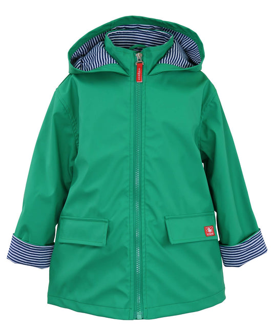 Widgeon Zip Front Raincoat : Golf Green