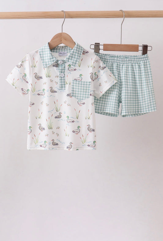 Little Mallard Short Set