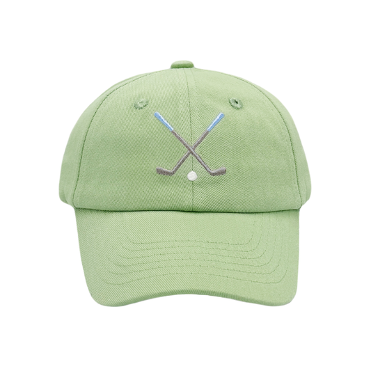 Bits & Bows  Golf Clubs Baseball Hat - in Green