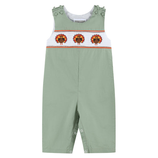 Sage Turkey Smocked Longall