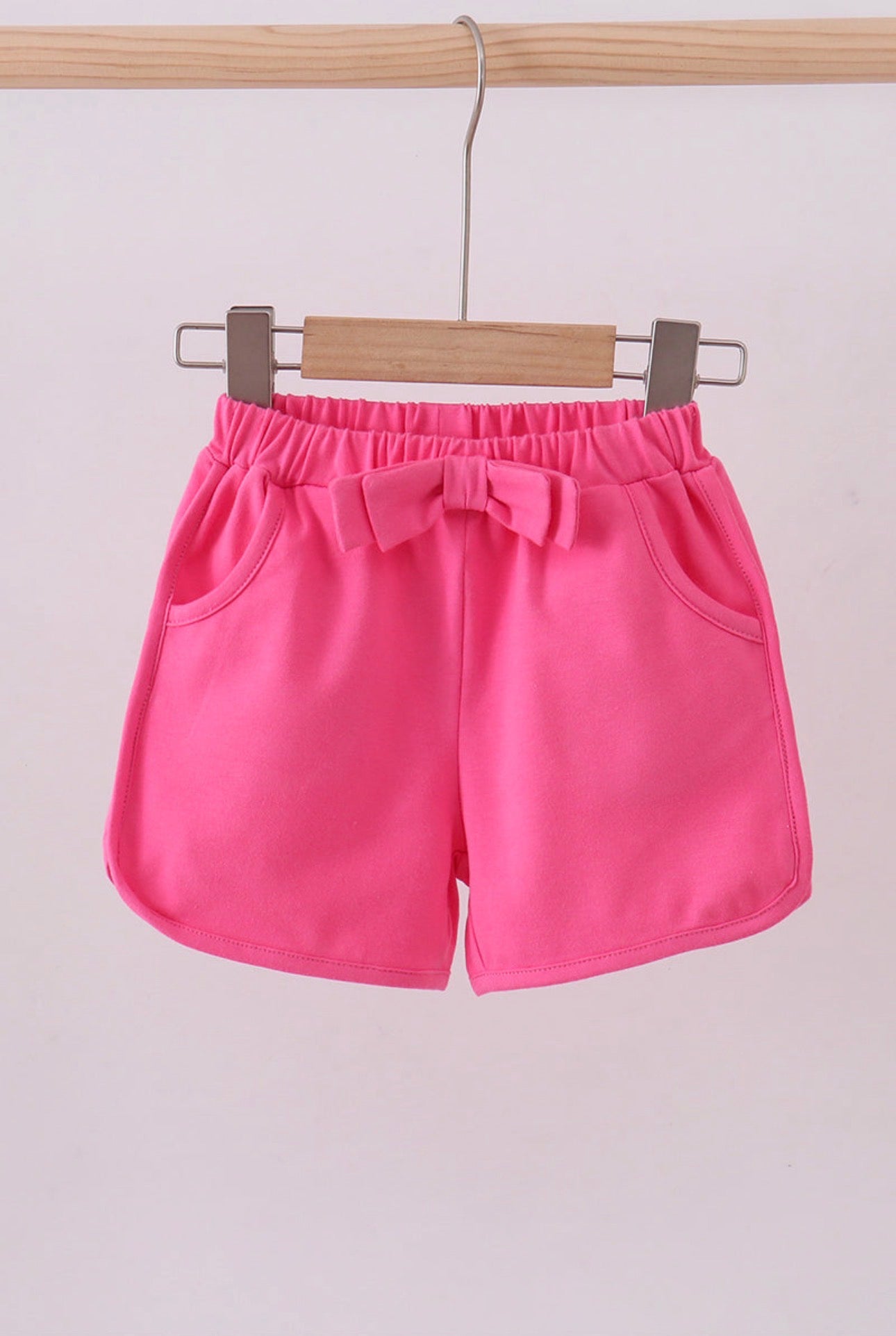 Bow Shorts - Hot Pink