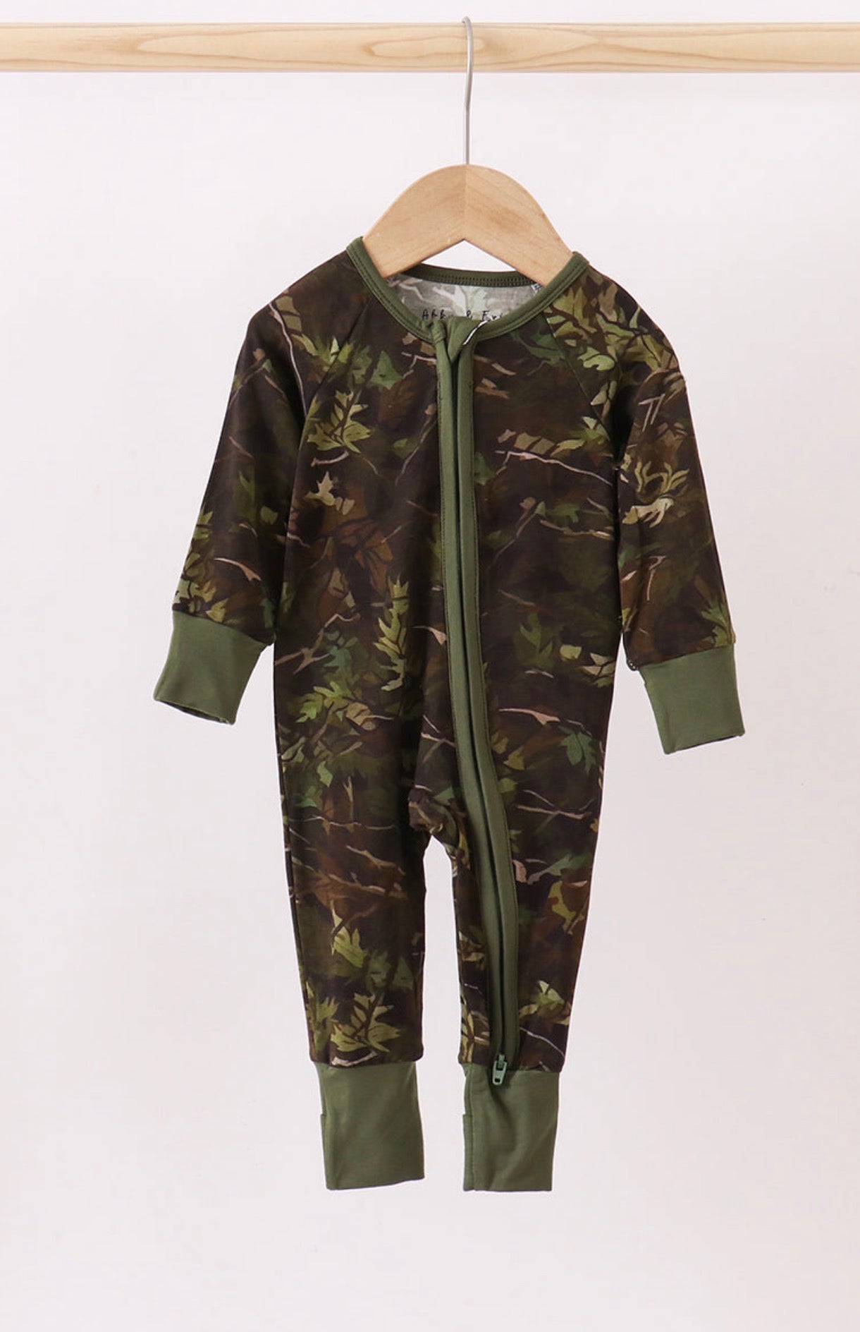 Camo Zipper Pajama