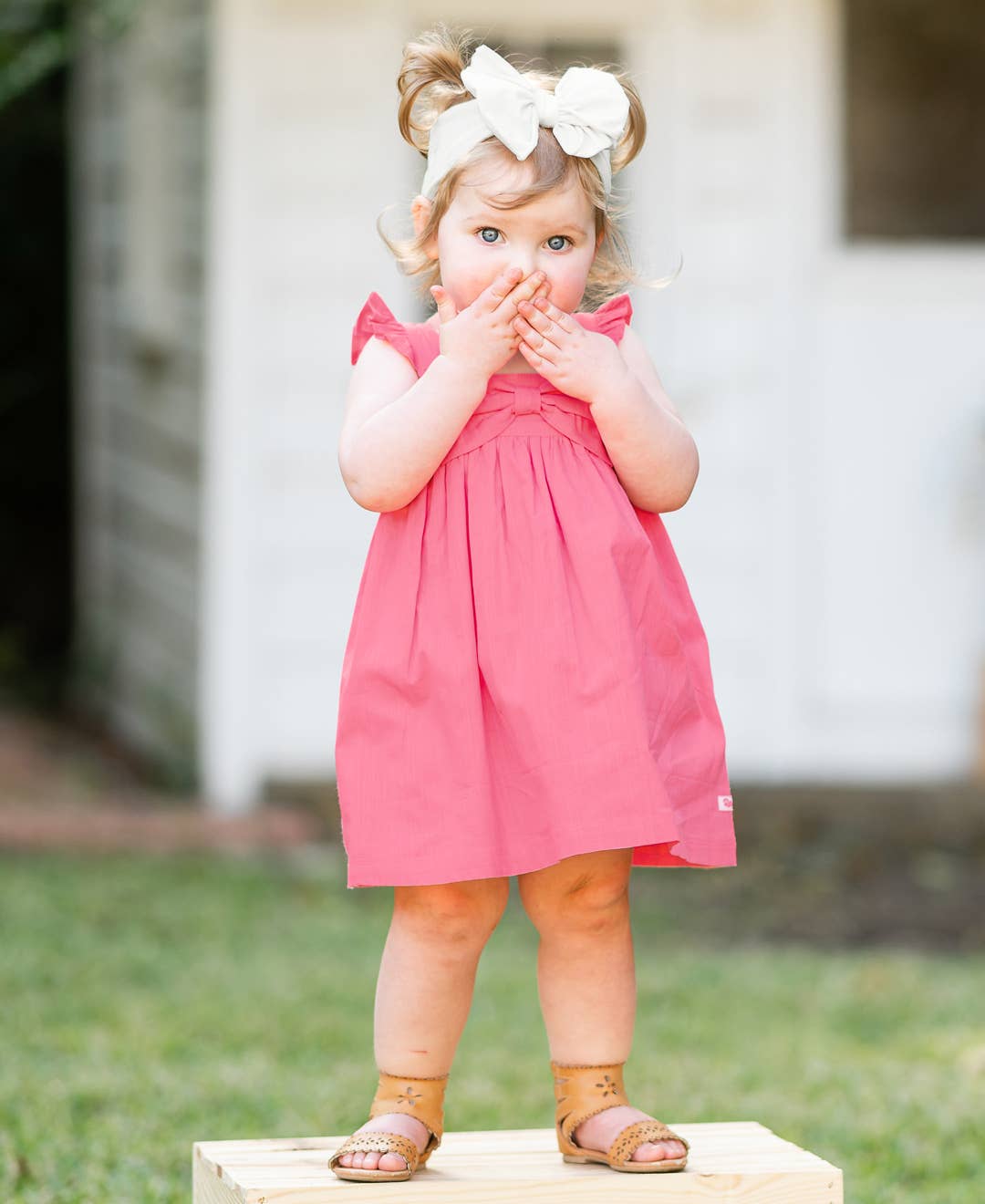 Big Bow Headband: White