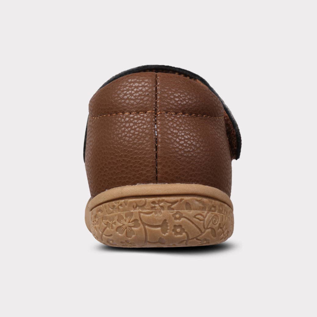 Amina Leather Mary Jane - Brown Leather