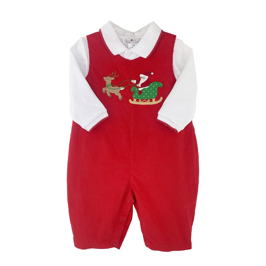 Santa’s Sleigh Corduroy Longall