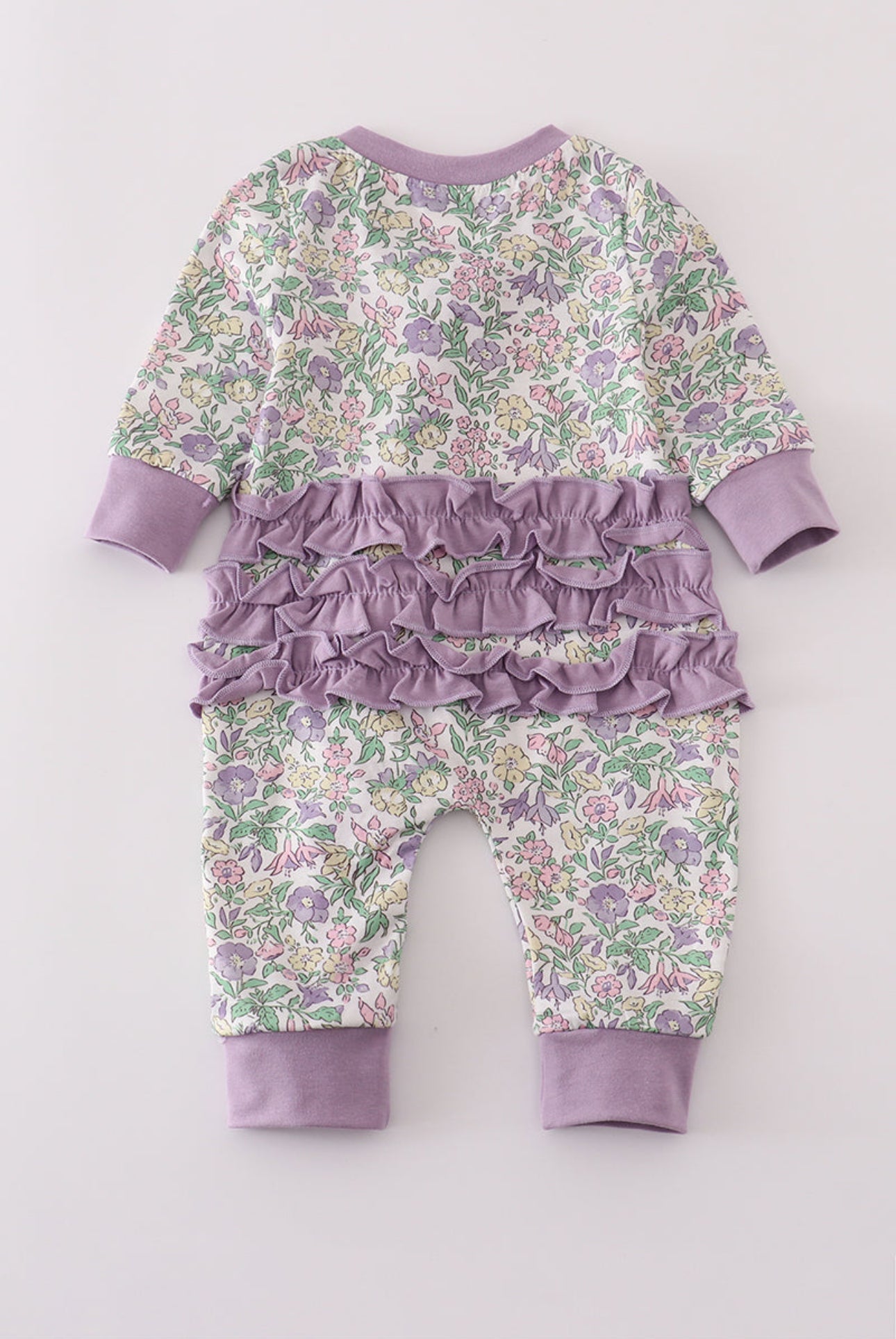 Cottage Meadow Ruffle Romper