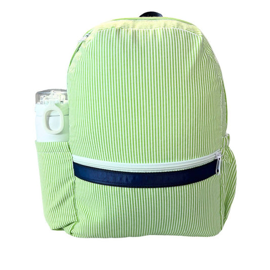 Grasshopper Seersucker Medium Backpack