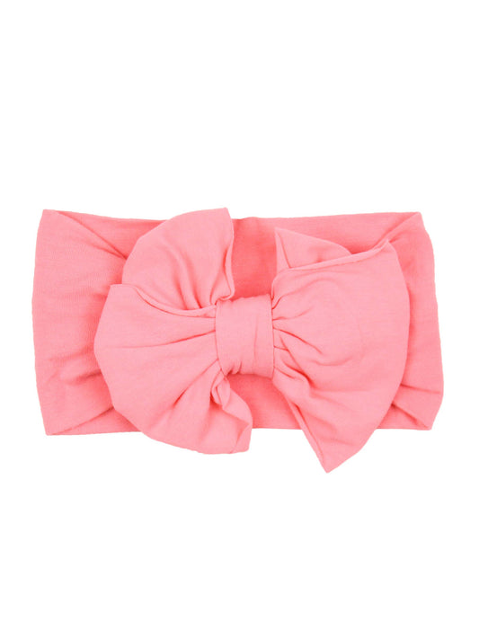Big Bow Headband: Bubblegum Pink