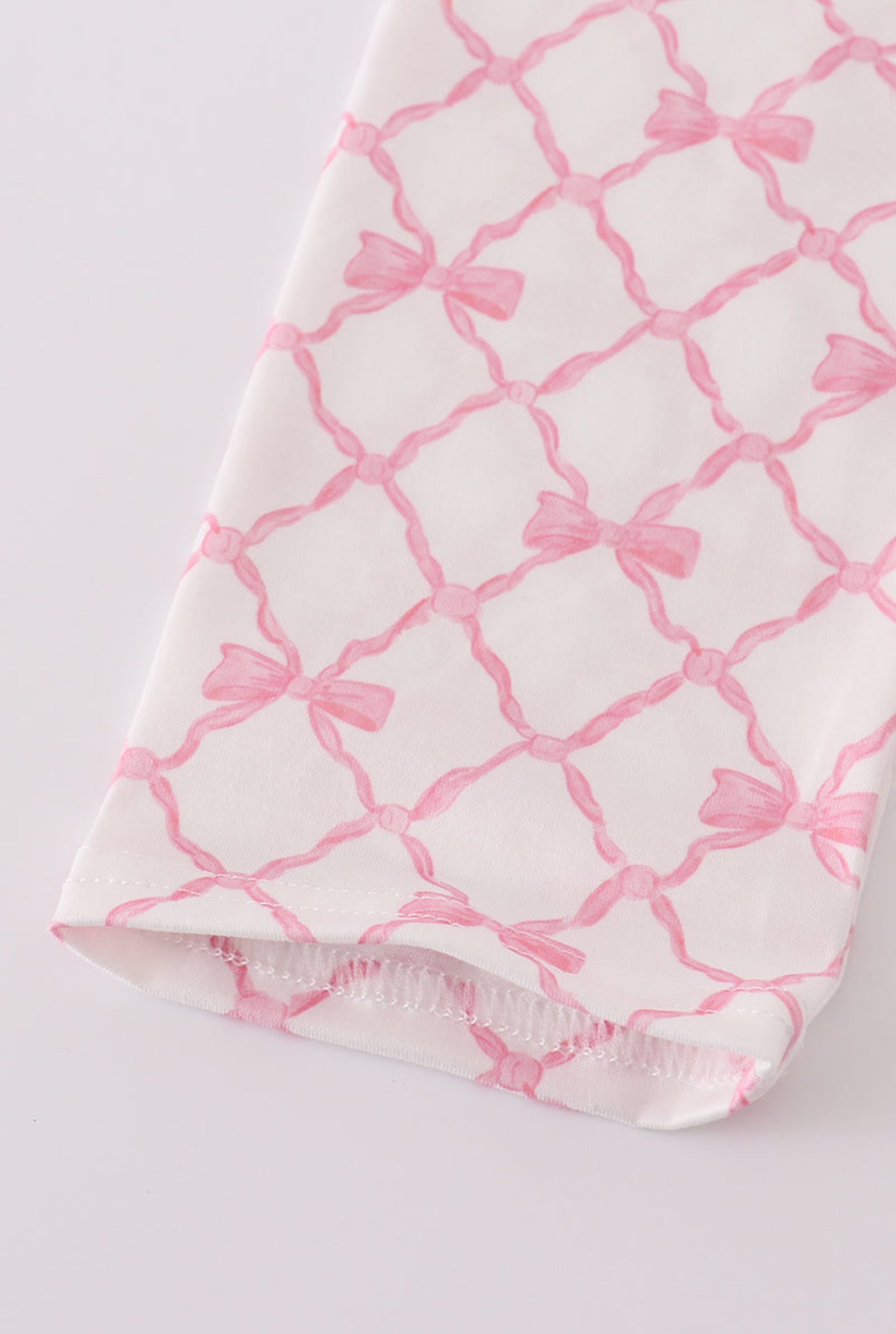 Timeless Blush Bows Smocked Set