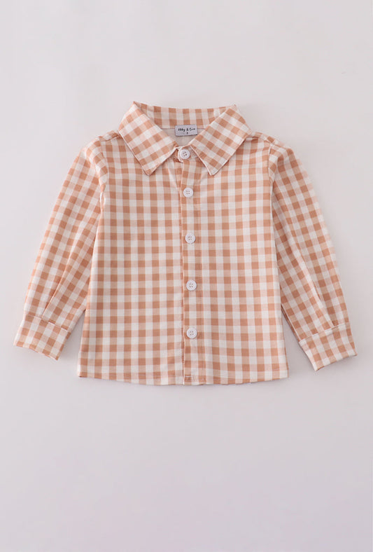 Heritage Gingham Shirt - Rust