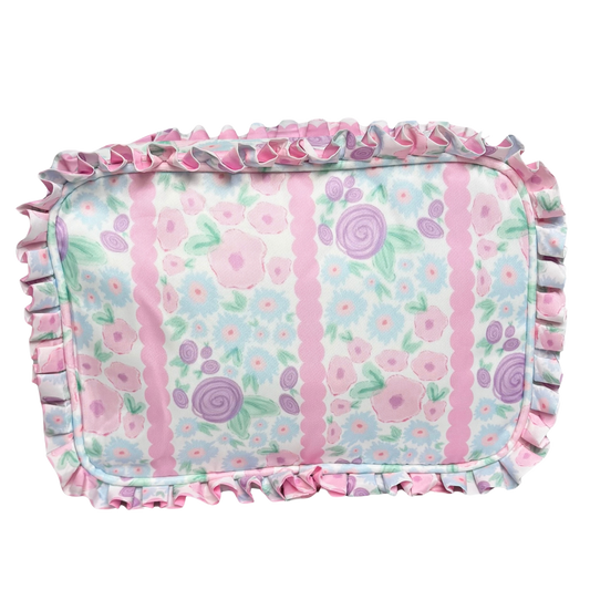 Scallop Stripe Floral Everything Bag
