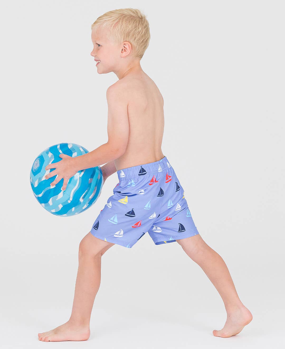 Down By The Bay Sailboat Swim Trunks