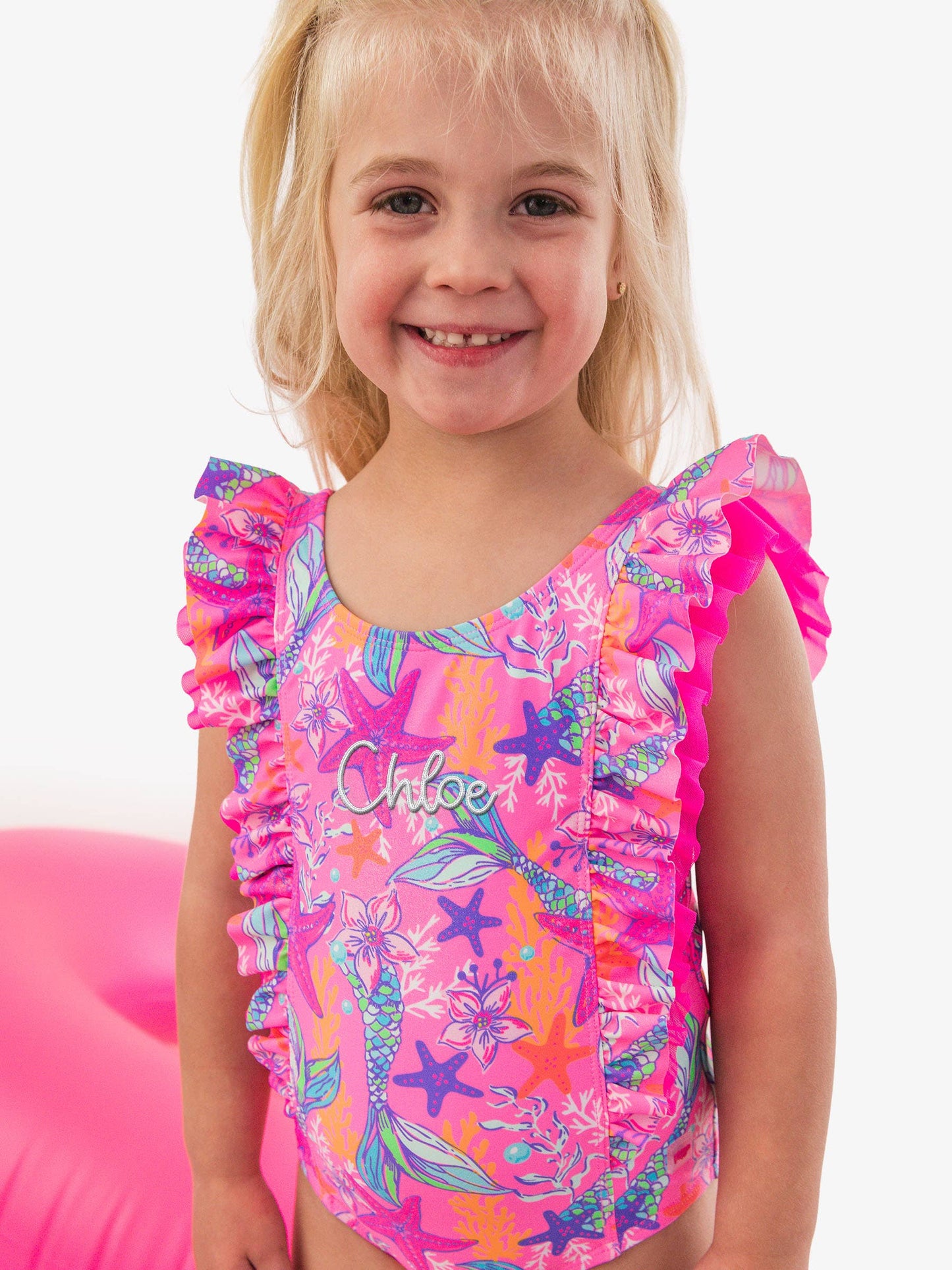 Neon Mermaid One Piece