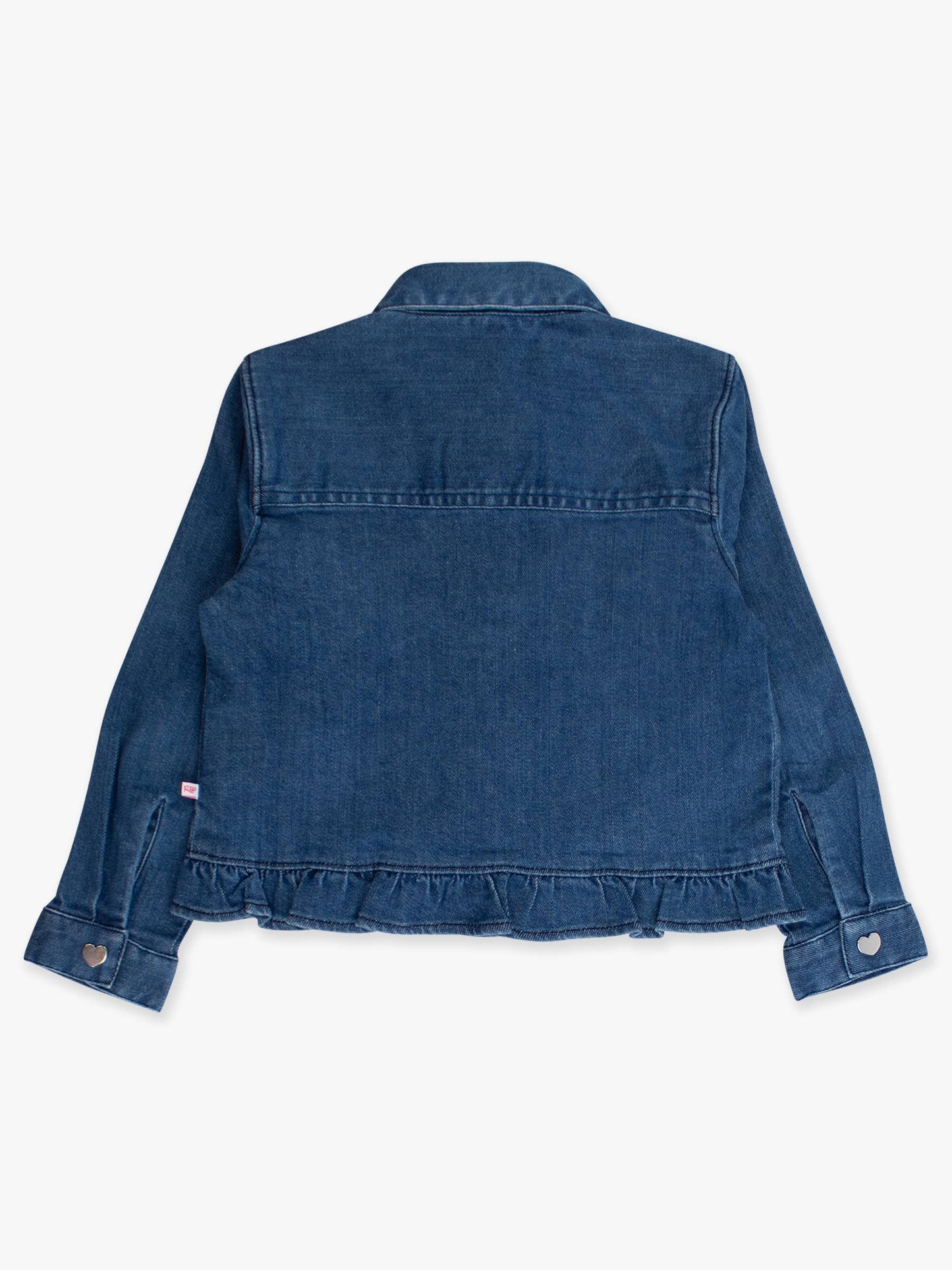 Girls Ruffle Denim Jacket