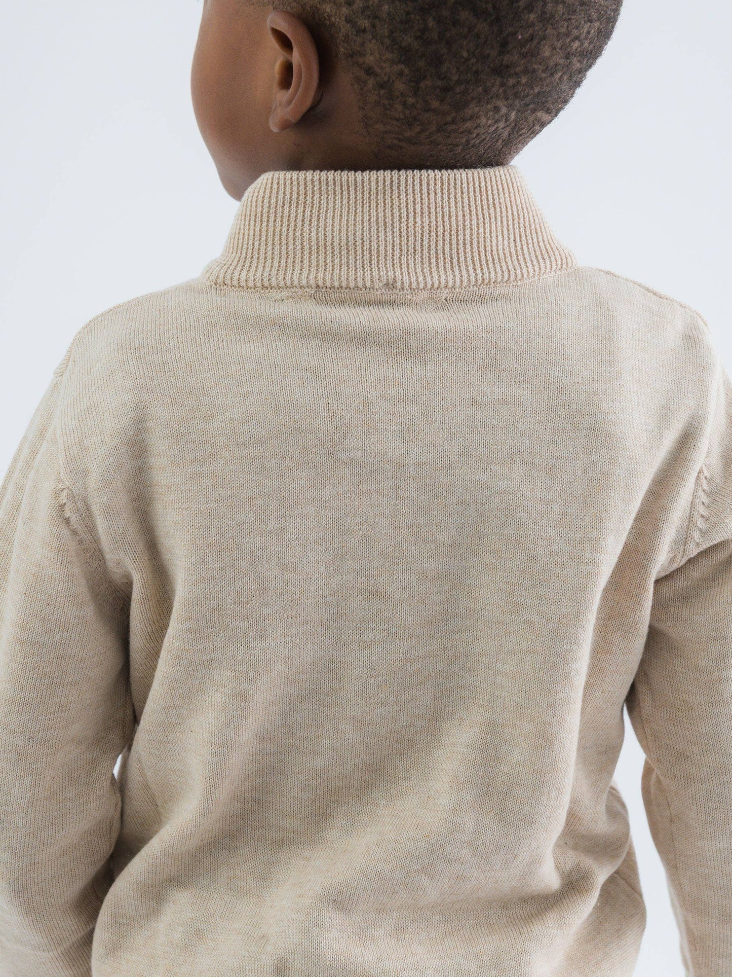 Heritage Quarter-Zip Sweater - Oatmeal