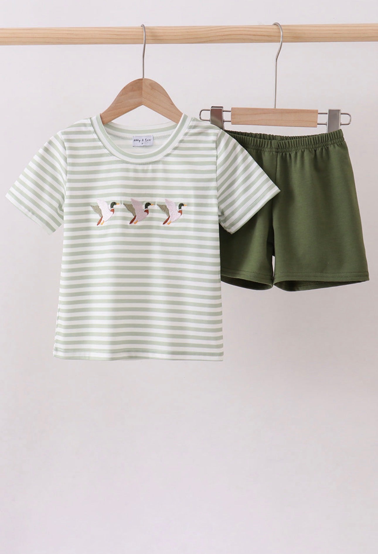 Mallard Duck Shorts Set