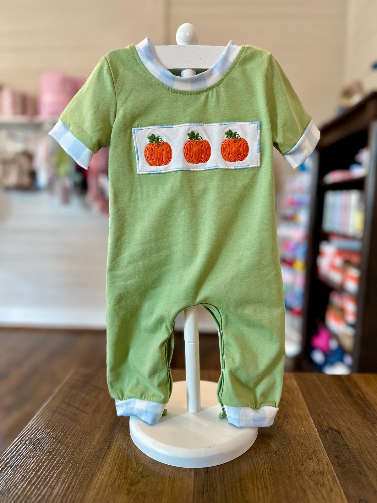 Three Little Pumpkins Romper