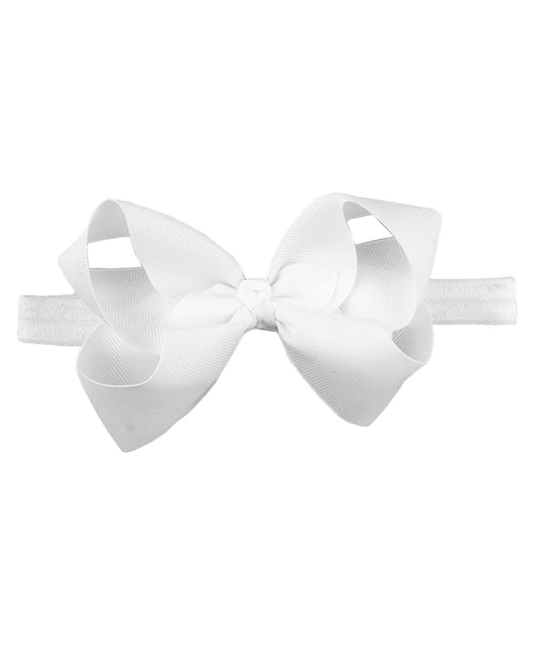 Bow Headband : White