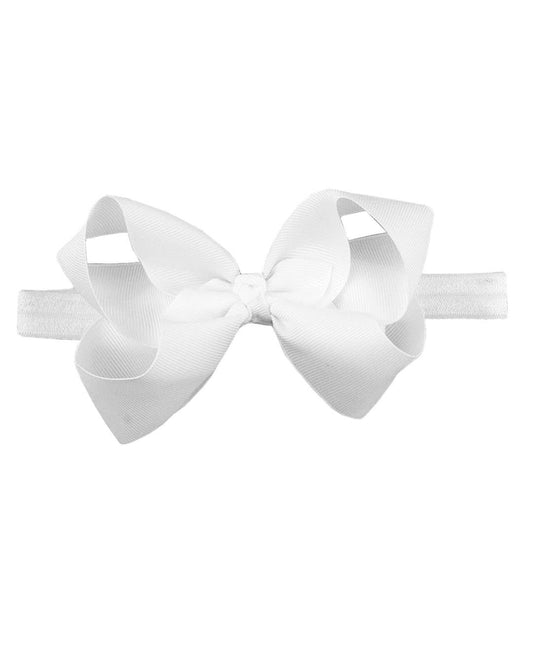 Bow Headband : White