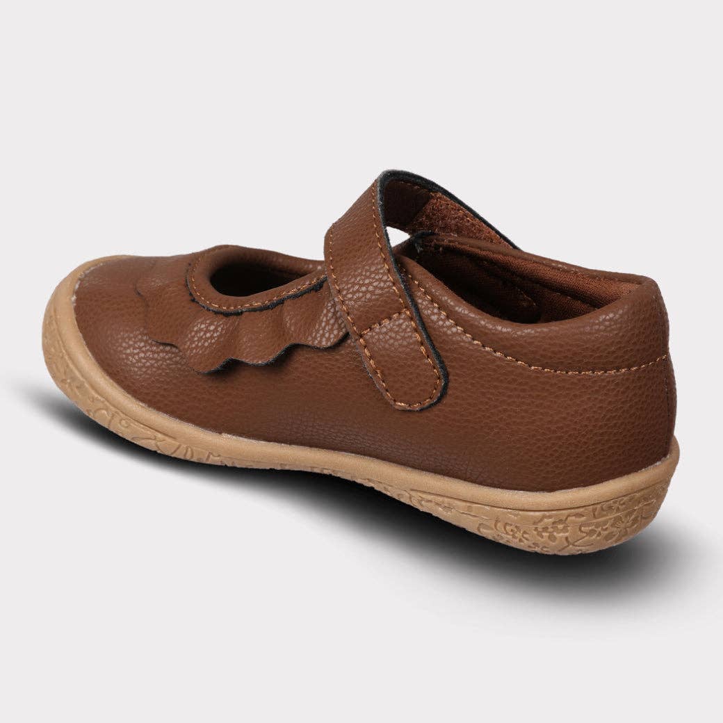 Amina Leather Mary Jane - Brown Leather