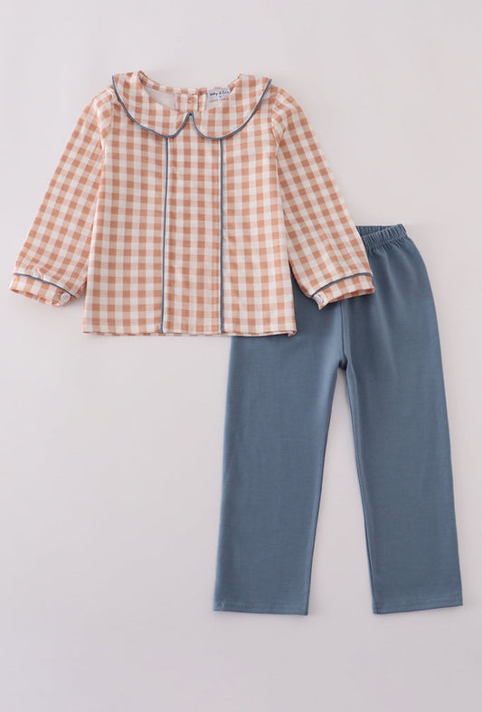 Heritage Gingham Set - Rust