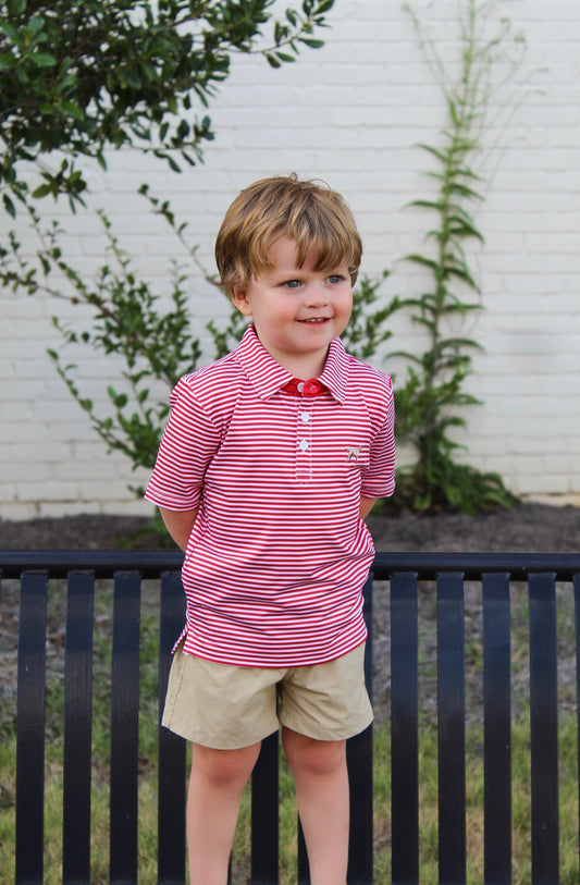 Fieldstone Marchall Performance Polo - Red