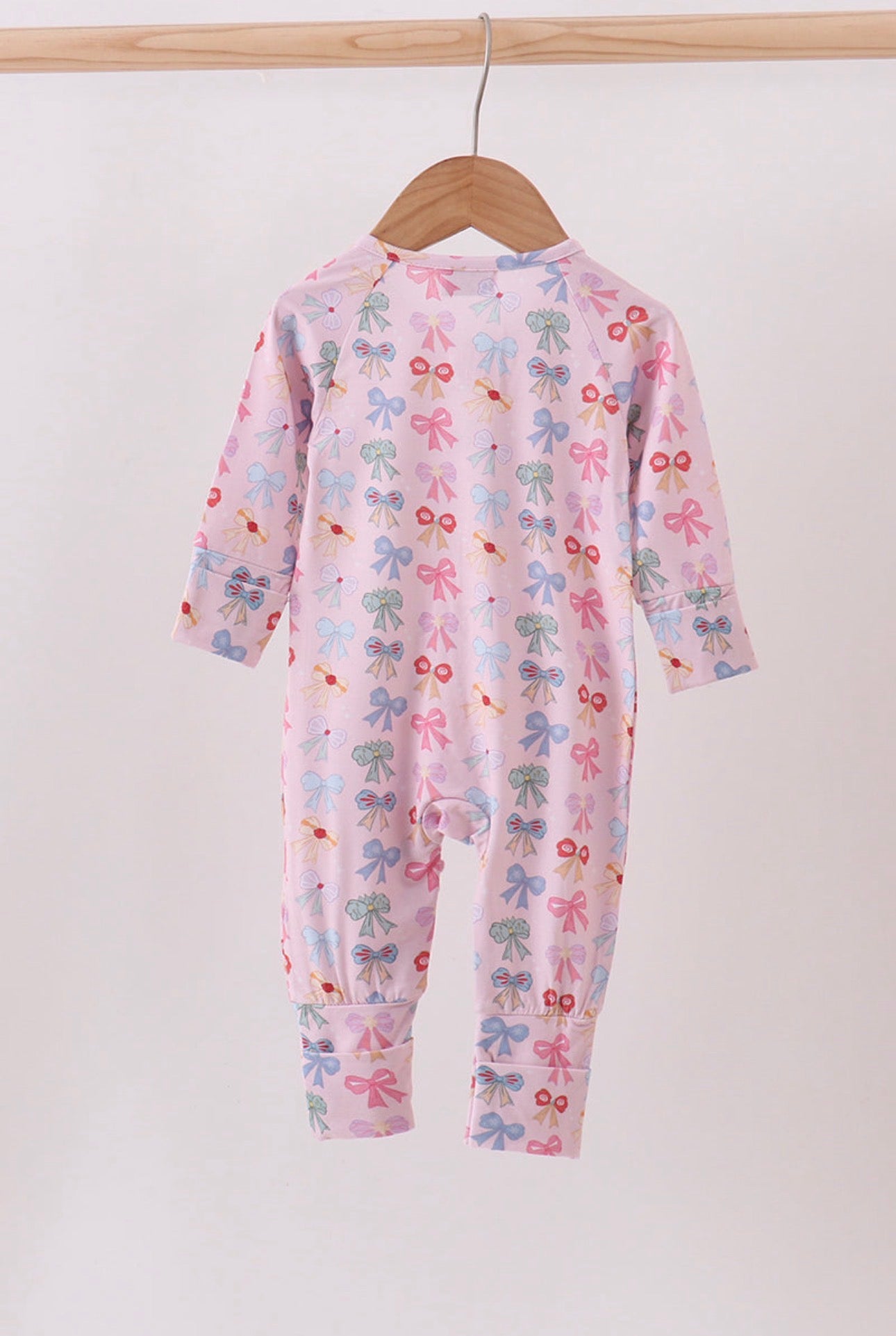 Pretty in Bows Zipper Pajama