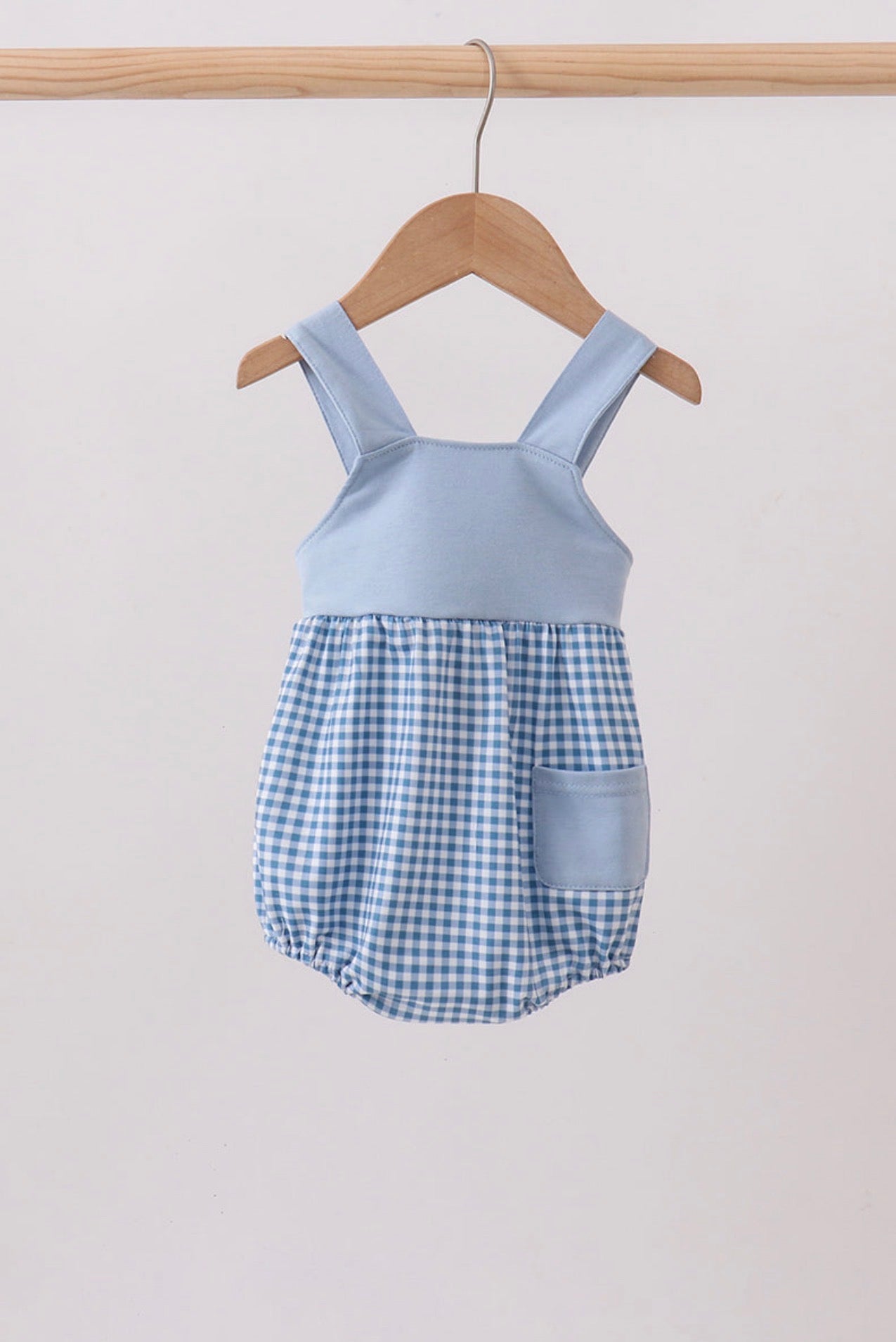 Blue Gingham Bubble
